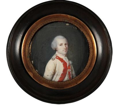 Ecole française de la fin du XVIIIe siècle Portrait d'un chevalier de l'Ordre de...