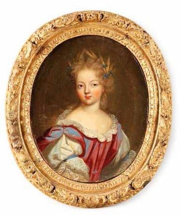 Ecole Française de la fin du XVIIe siècle Portrait présumé de la princesse Françoise-Marie...