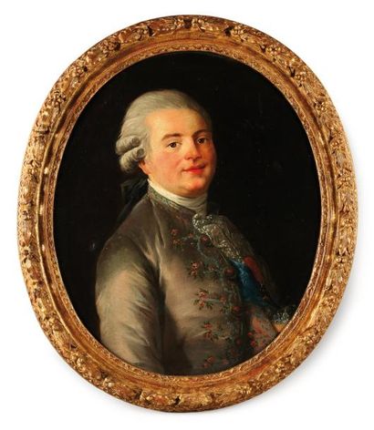 Ecole Française du XVIIIe siècle Portrait du prince Louis de France (1755-1824),...