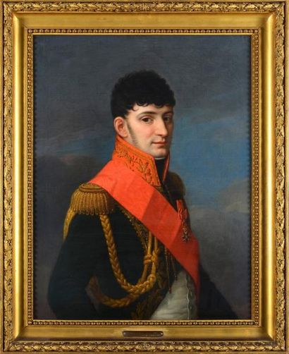 Ecole française du XIXe siècle Portrait de Louis Bonaparte Huile sur toile Epoque...