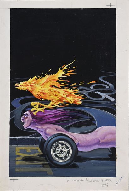 null LIEVENS, Henri (1920-2000)
Les roues des ténèbres.
Illustration originale pour...