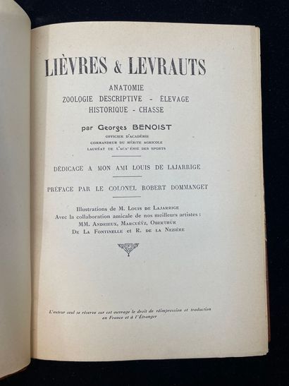 BENOIST (Georges). Lièvres & levrauts......