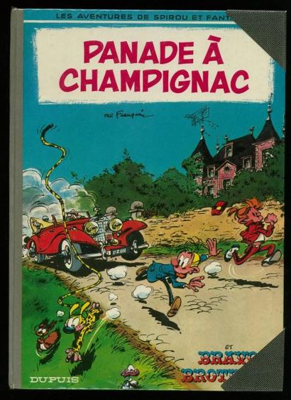 FRANQUIN SPIROU 19. Panade à Champignac. Edition originale, titre en bleu en page...