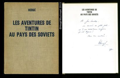 HERGÉ TINTIN NB 01. TINTIN AU PAYS DES SOVIETS.. Studios Hergé 1969. Exemplaire numéroté...