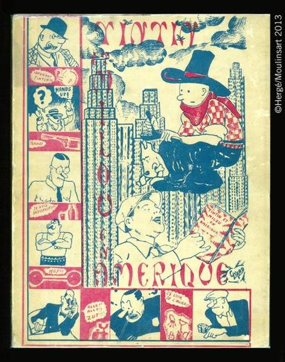 HERGÉ TINTIN NB 03. Tintin en Amérique. Editions Al-Maaref Press. Rarissime édition...