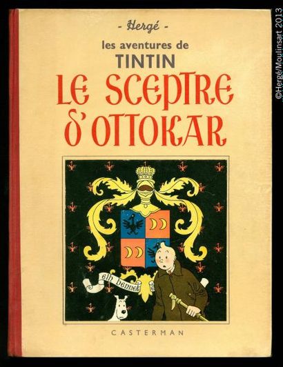 HERGÉ TINTIN NB 08. Le sceptre d'Ottokar A7 (Edition originale 1939). Petite Image...