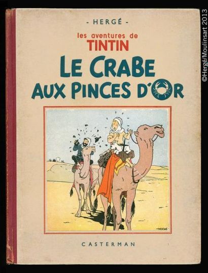 HERGÉ TINTIN NB 09. Le Crabe aux pinces d'or. A13. 1941. Edition originale. Quatre...