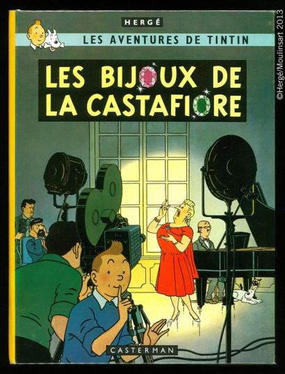 HERGÉ TINTIN 21. LES BIJOUX DE LA CASTAFIORE. Edition originale belge (B34). Album...