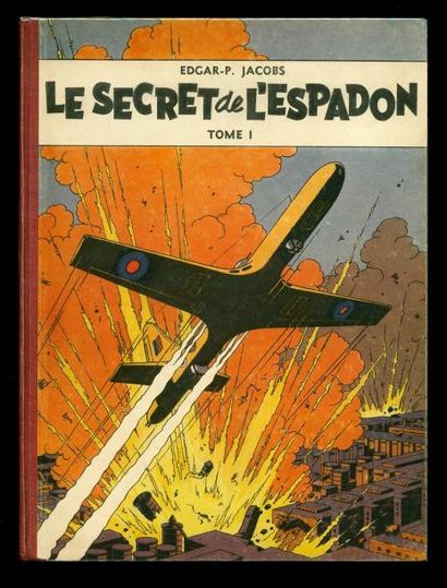 JACOBS BLAKE ET MORTIMER 01. Le secret de l'espadon. Edition 1955. Quatrième plat...