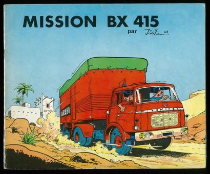 JIDEHEM MISSION BX 415. Rarissime édition originale. Album proche de l'état neuf...