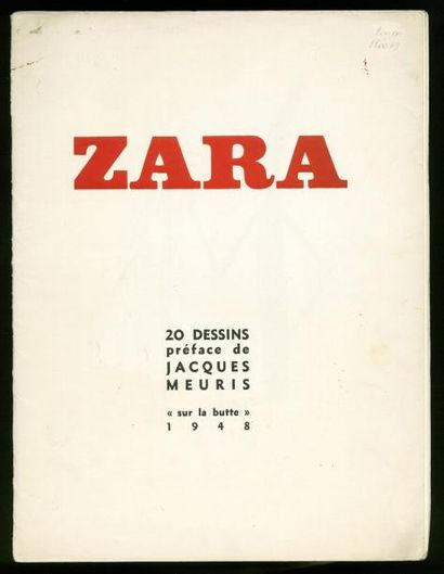 Macherot (Zara) ZARA. PortFolio. Rare porfolio du début de Raymond Macherot. 1948....
