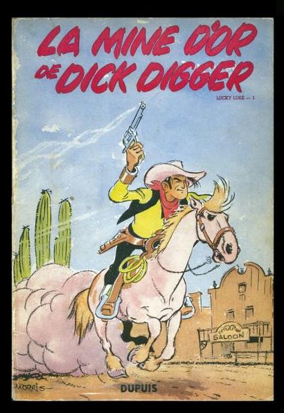 MORRIS LUCKY LUKE 01 la mine d'or de Dick Digger. Edition originale Dupuis 1949....