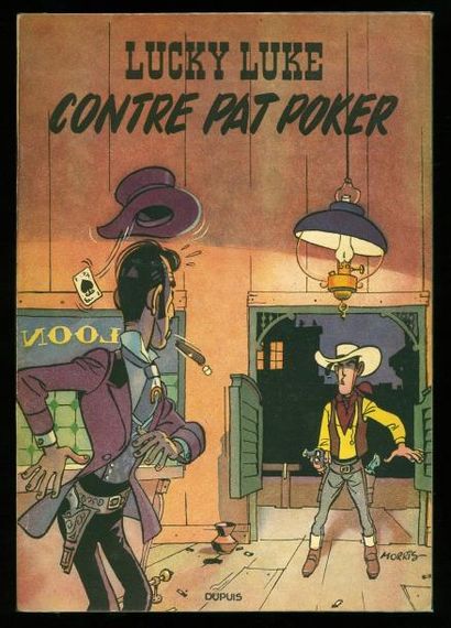 MORRIS LUCKY LUKE 05. LUCKY LUKE contre Pat Poker. Edition originale à l'état de...
