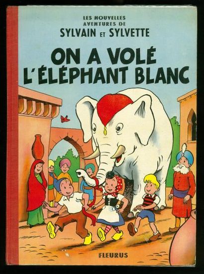 PESCH SYLVAIN ET SYLVETTE. On a volé l'éléphant blanc. Edition originale Fleurus...