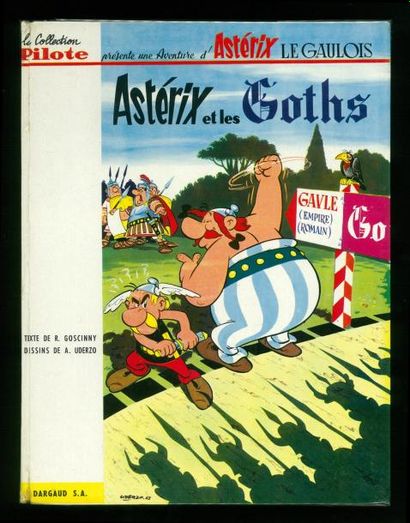 UDERZO ASTERIX 03a. Astérix et les Goths. Edition originale cartonnée française Pilote....