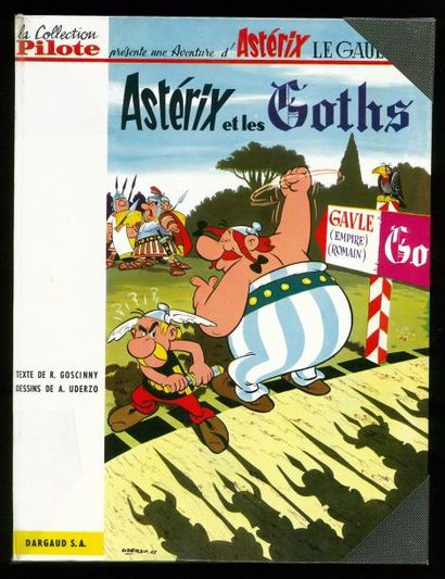 UDERZO ASTERIX 03b. Astérix et les Goths. 2eme édition cartonnée française Pilote....