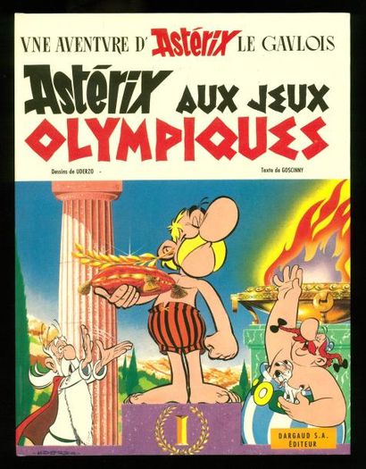 UDERZO ASTERIX 12. Astérix aux jeux olympiques. Edition originale à l'état de ne...