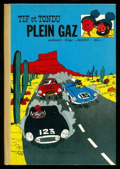 WILL TIF et TONDU 07. Plein gaz. Edition originale française (Dos pincé beige uni)....