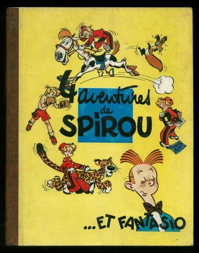 FRANQUIN SPIROU 01C. 4 AVENTURES DE SPIROU ET FANTASIO. Edition originale belge au...