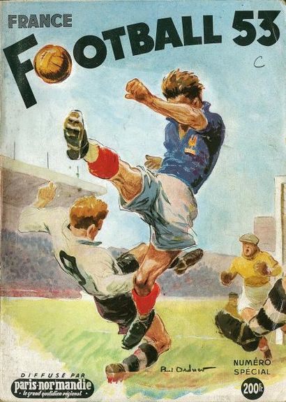 null Lot de 32 cahiers du football édité par l?équipe entre 1953(premier numéro)...