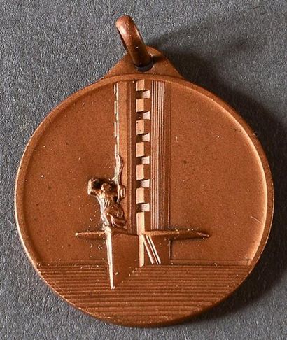 null Médaille commémorative en bronze de la 1ere Coupe du Monde 1930 en Uruguay....