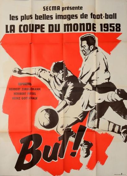 null Affiche. «But». Pour la promotion du film sur la Coupe du Monde 1958 en Suède....