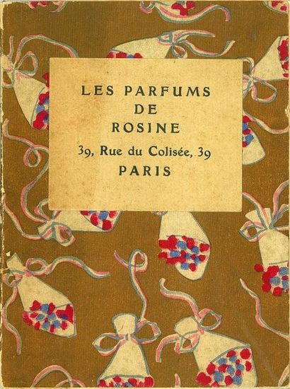 Rosine (Paul Poiret) - (années 1917-1918) Rare livret publicitaire de 40 pages illustrées...