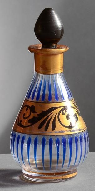 Maurice Babani «Yasmak» - (années 1920) Très rare flacon de style oriental en verre...