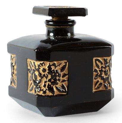 Henri Saumont - (années 1920) Flacon conçu pour un parfumeur non identifié en verre...