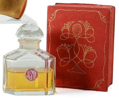 Guerlain «Jasmin» - (années 1950) Présenté dans son coffret rectangulaire cubique...