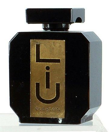 Guerlain «Liu» - (1928) 2 flacons en cristal opaque noir pressé moulé de Baccarat...