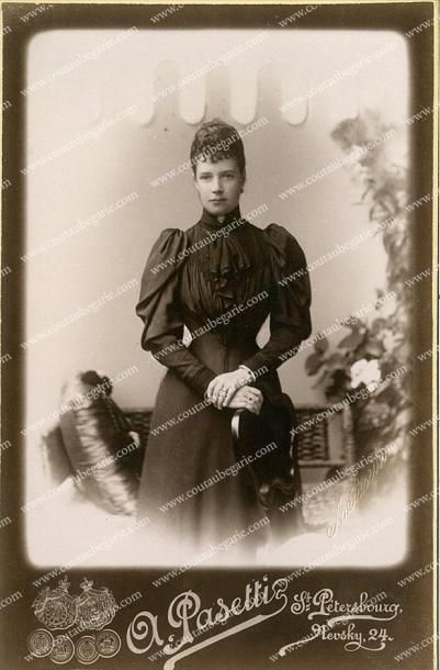 null Maria Feodorovna, imperatrice de Russie (1847-1928). Portrait photographique...