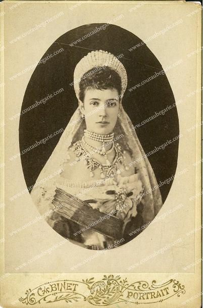null Maria Feodorovna, imperatrice de Russie (1847-1928). Portrait photographique,...