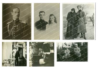 null Michel Alexandrovitch, grand-duc de Russie (1878-1918). Ensemble de douze photographies...