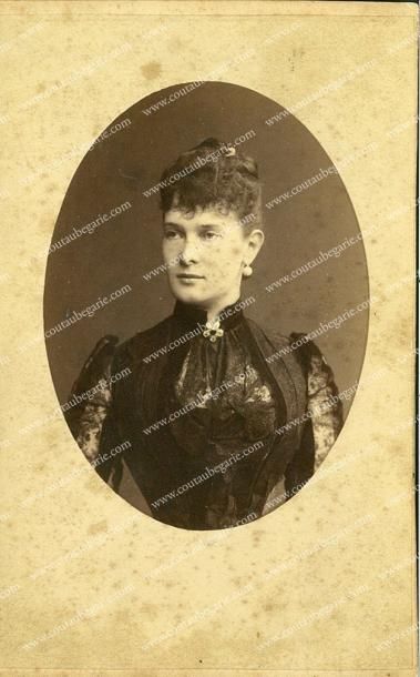 null Maria Pavlovna, grande-duchesse de Russie (1847-1920). Portrait photographique...