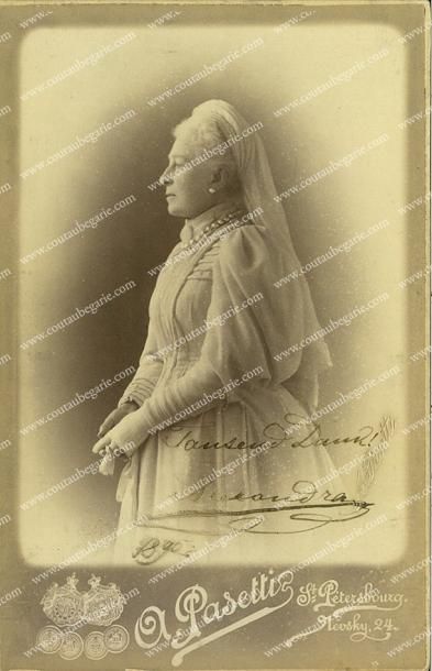 null Alexandra Iossifovna, grande-duchesse de Russie (1830-1911). Portrait photographique...