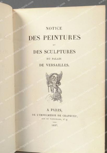 null Louis-Philippe, roi des Francais. Notice des Peintures et des Sculptures du...