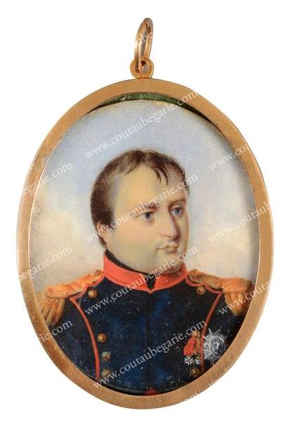 DE SAINT-HILLIER, ecole francaise du debut du XIXe siecle Portrait de l'empereur...