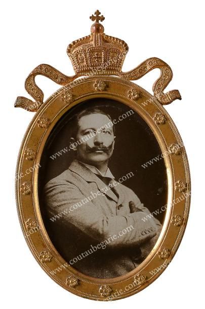 null Guillaume II, empereur d'Allemagne (1859-1941), portrait photographique de forme...