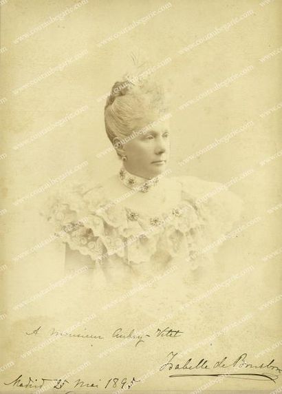 null Marie-Isabelle, princesse Bourbon des Deux-Siciles (1851-1931), fille de la...