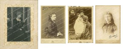 null Louise, princesse de Grande-Bretagne (1886-1931). Lot de trois portraits photographiques,...