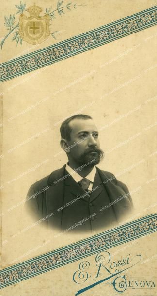 null Albert, prince de Monaco (1848-1922). Portrait photographique, de E. Rossi à...