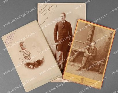 null Louis, prince de Monaco (1870-1949). Ensemble de trois portraits photographiques,...