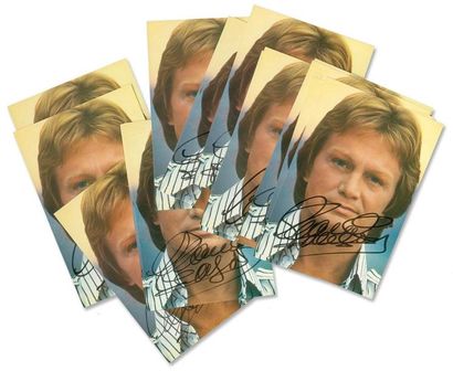 1977 Lot de 17 cartes postales promotionnelles identiques (Je vais à Rio - 1977)...