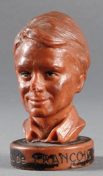1963 Tournidole à l'effigie de Cloclo proposé par Banania en 1963. Petite figurine...