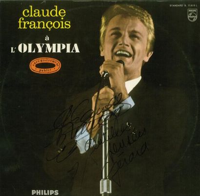 1964 33T. Claude François à l'Olympia 1964. LP. Philips 77.818L avec le logo «enregistrement...