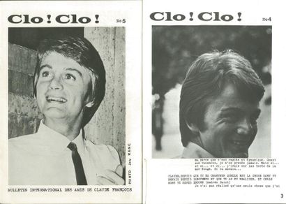 1967 CLO! CLO! N°4 et 5 Bulletin international des amis de Claude François. N°4 et...