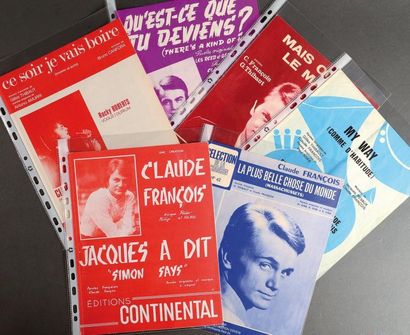 1967 Les plus grandes chansons de Claude François de 1967 à 1978 en 56 partitions...