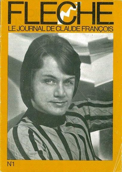 1968 Journal Flèche N°1. Le journal de Claude François, l'ancêtre de Podium. Octobre...