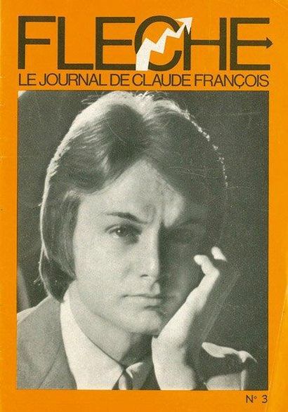1968 Journal Flèche N°3. Le journal de Claude François, l'ancêtre de Podium. Juillet...